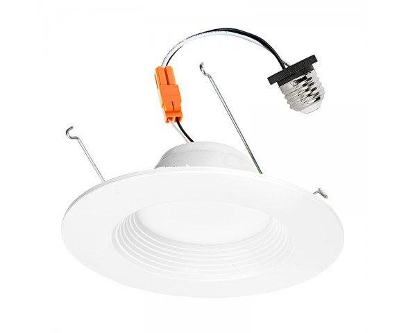 Recessed LED lighting installation